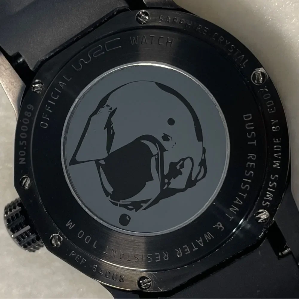 EDOX WRC Rally Watch‎ 64008-37N-NOR Orange Black Stainless Steel Sporty